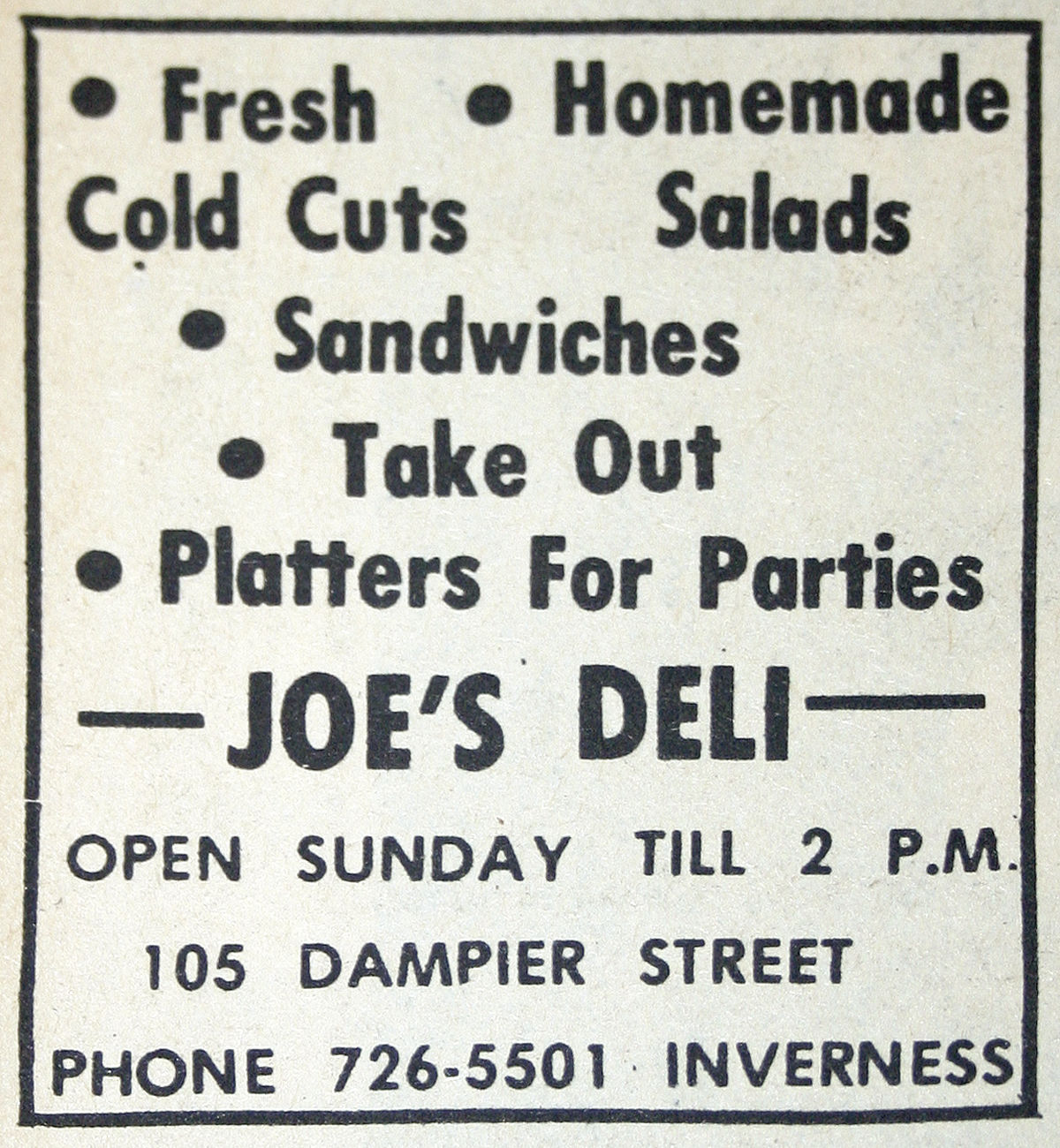 Joe's Deli